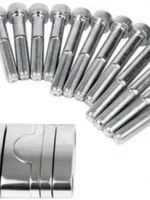 MTZ sada na vyvýšení 28,6mm řídítek silver Nejlepší Volba
