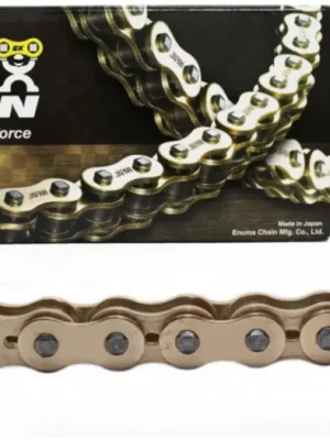 EK Chain qX-kroužkový řetěz OEM kvality EK 525 MVXZ2 110 článků, Černo/Zlatý Cenově Výhodný