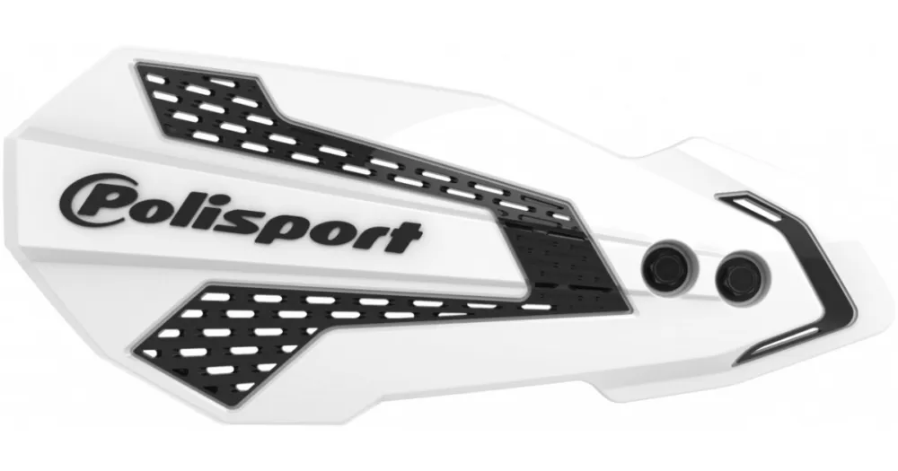POLISPORT chrániče páček MX FLOW 8308200057 Bílo / Černé Finální Výprodej