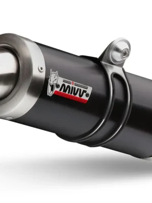 2 koncovky výfuku MIVV GP K.043.LXB Černá ocel Akce