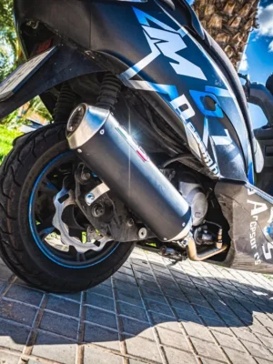 Akční Cena Koncovka výfuku Slip-on GPR EVO4 ROAD SCOM.9.EVO4 Matná černá zahrnuje spojovací svod a odnímatelný dB killer