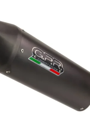 Autentický Koncovka výfuku Slip-on GPR FURORE EVO4 UM.4.CAT.FUNE Matná černá zahrnuje spojovací svod, odnímatelný dB killer a katalyzátor