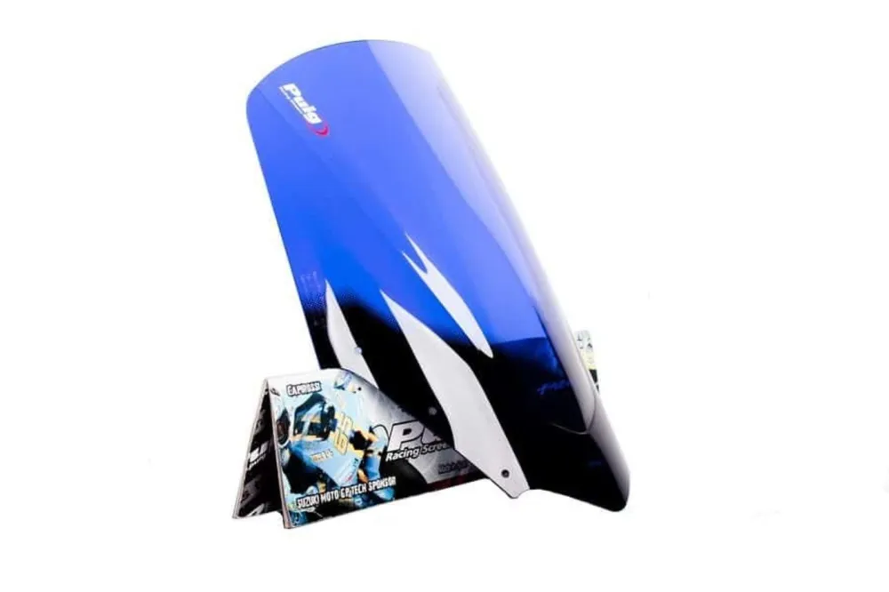 Cenově Výhodný Plexi štít PUIG RACING 4061A modrá