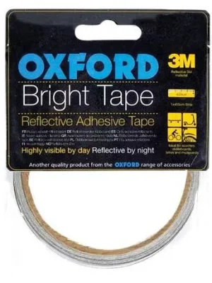 Super Cena Reflexní samolepící páska Bright Tape, OXFORD (šedá reflexní, délka 4,5 m, šířka 10 mm)