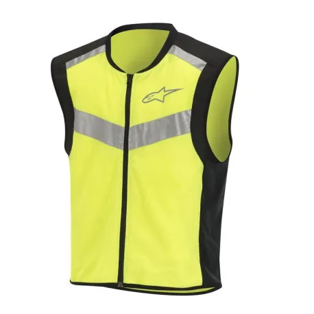 Nejlepší Cena Reflexní vesta FLARE NEON, ALPINESTARS (černá/žlutá fluo) 2026