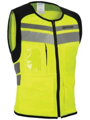 Bezpečná Platba Reflexní vesta UTILITY BRIGHT TOP, OXFORD (žlutá fluo/šedá reflexní/černá)