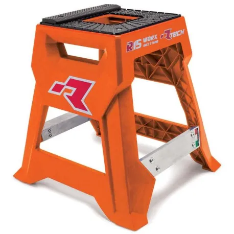 Stojan MX R15 (technopolymer / hliník), RTECH (oranžová/černá) Ověřený