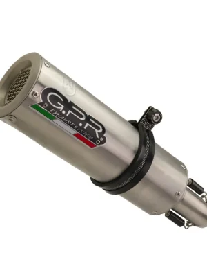 Výprodej Koncovka výfuku Slip-on GPR M3 K.171.RACE.M3.INOX Broušená nerezová ocel vč. propojovací trubky