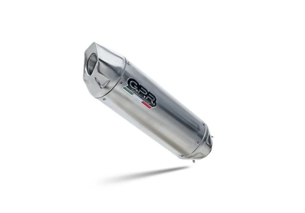 Speciální Cena Koncovka výfuku Slip-on GPR FURORE-X INOX Y.213.FXSC Matná černá zahrnuje spojovací svod a odnímatelný dB killer