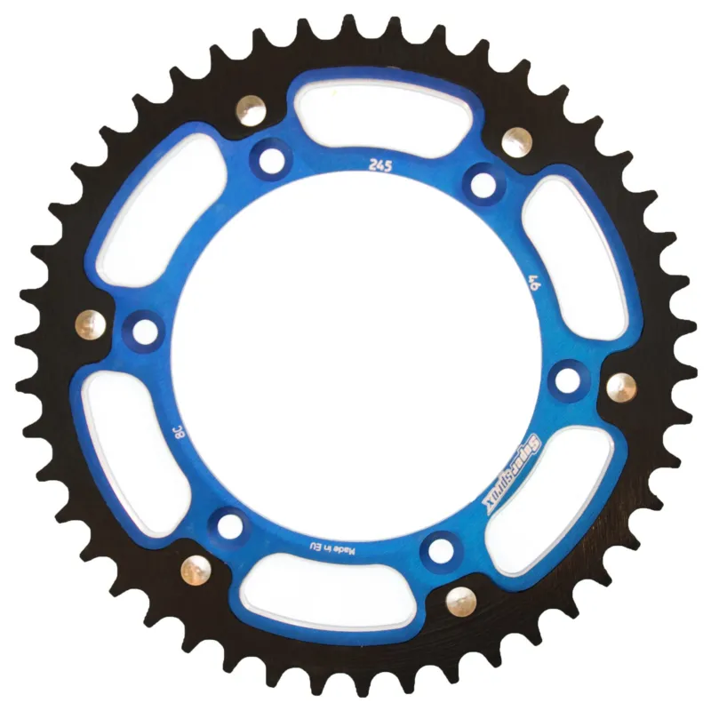 Řetězová rozeta SUPERSPROX STEALTH RST-245:46-BLU modrá 46 zubů, 520 Expresní Doručení