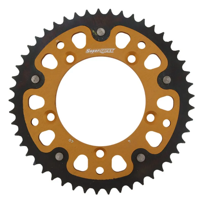 Řetězová rozeta SUPERSPROX STEALTH RST-4:49-GLD zlatá 49 zubů, 420 Super Cena