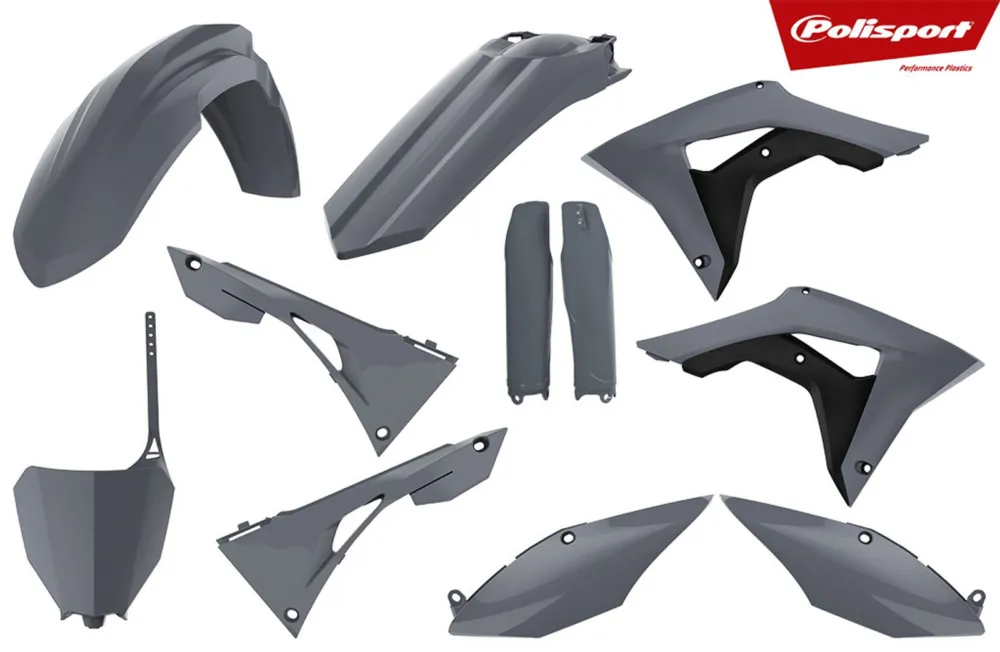 Autentický Sada plastů POLISPORT 90823 šedá