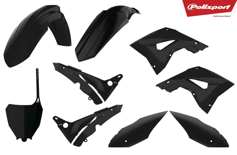Sada plastů POLISPORT 90821 restyling černý Finální Výprodej