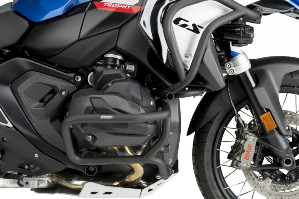 Nejlepší Volba Ochranné rámy motoru PUIG 21870N d25mm lower, black