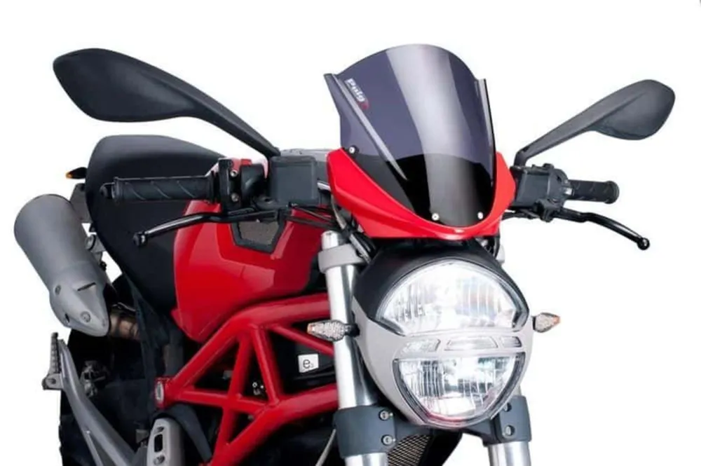Plexi štít PUIG RACING 5650F tmavá kouřová Zlevněný