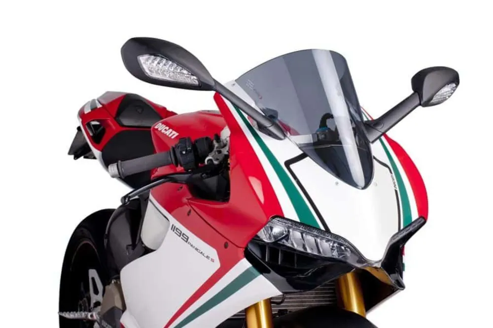 Oblíbený Plexi štít PUIG RACING 5990H kouřová