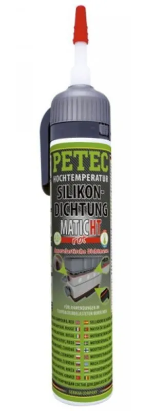 PETEC 97820 Silikonová těsnicí hmota, červená 200ml Expresní Doručení