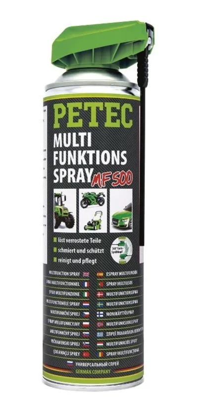 PETEC 71250 Víceúčelový sprej pro čištění, mazání, uvolňování a ochranu 500ml Originální