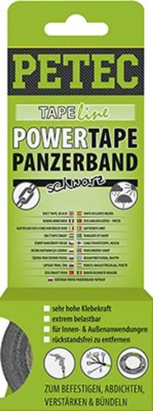 Akce POWER TAPE SCHWARZ 5MTR