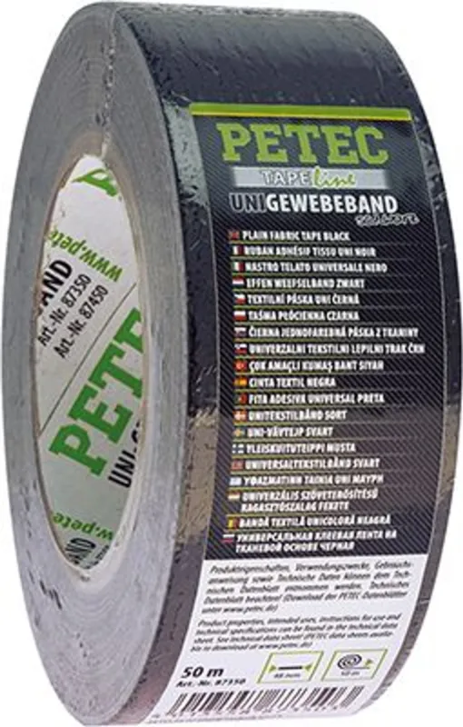 Omezená Nabídka 50MTR UNI-GEWEBEBAND SCHWARZ