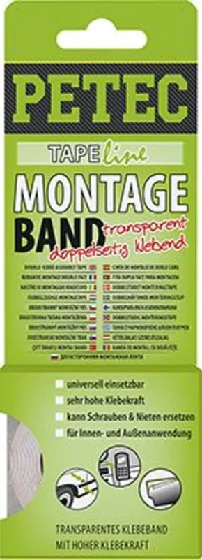 Značkový MONTAGEBAND TRANSP 2MTR