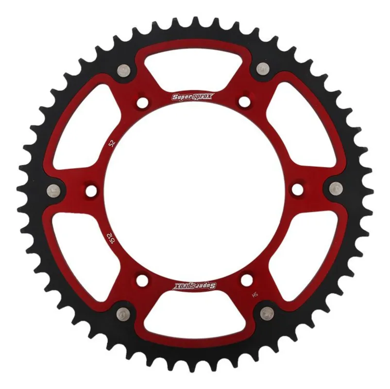 Rozeta SUPERSPROX STEALTH RST-1512:52-RED červená 52 zubů, 520 Aktuální