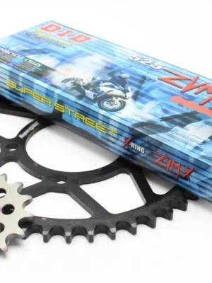 Vysoce Kvalitní Řetězová sada D.I.D + SUPERSPROX řady ZVM-X ve zlaté barvě