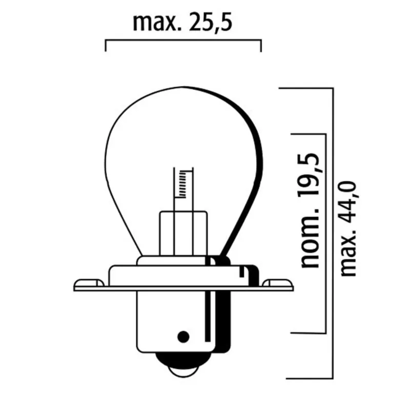 Dokud Zásoby Vydrží Žárovka RMS FLOSSER 246510476 6V 15W sb 25 p26s