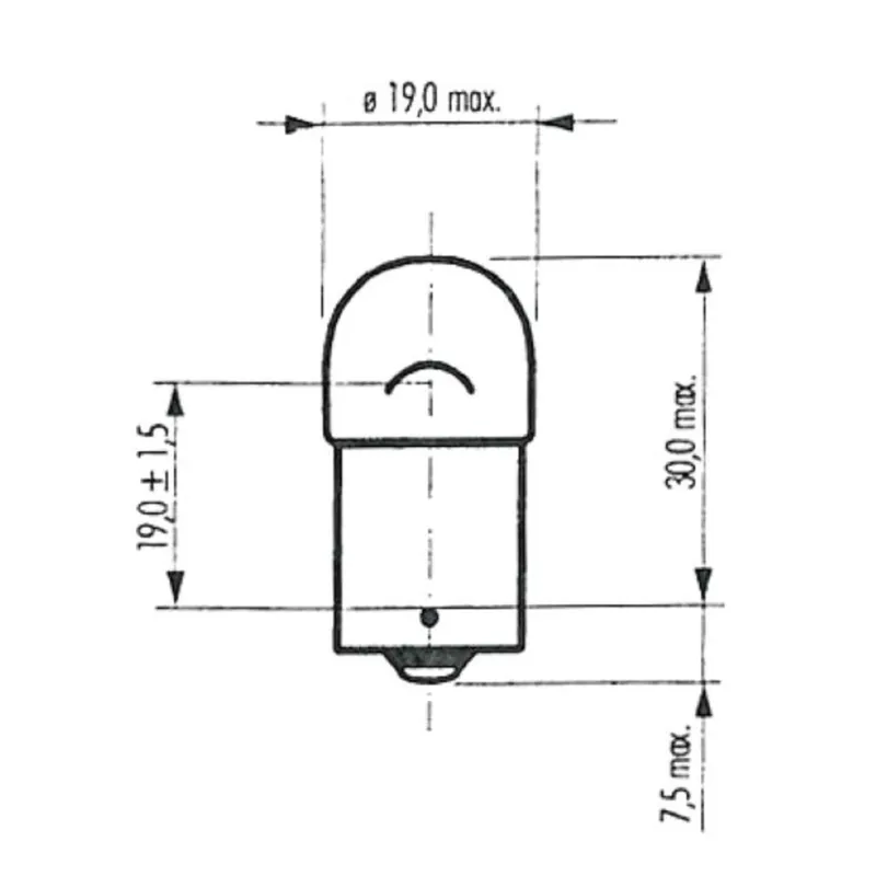 Vrácení Zdarma Žárovka RMS FLOSSER 246510656 bílá 6V 10W ba15s