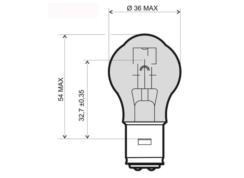 Nejlepší Cena Přední světlo RMS 246510325 BA20D 12V 45/40W