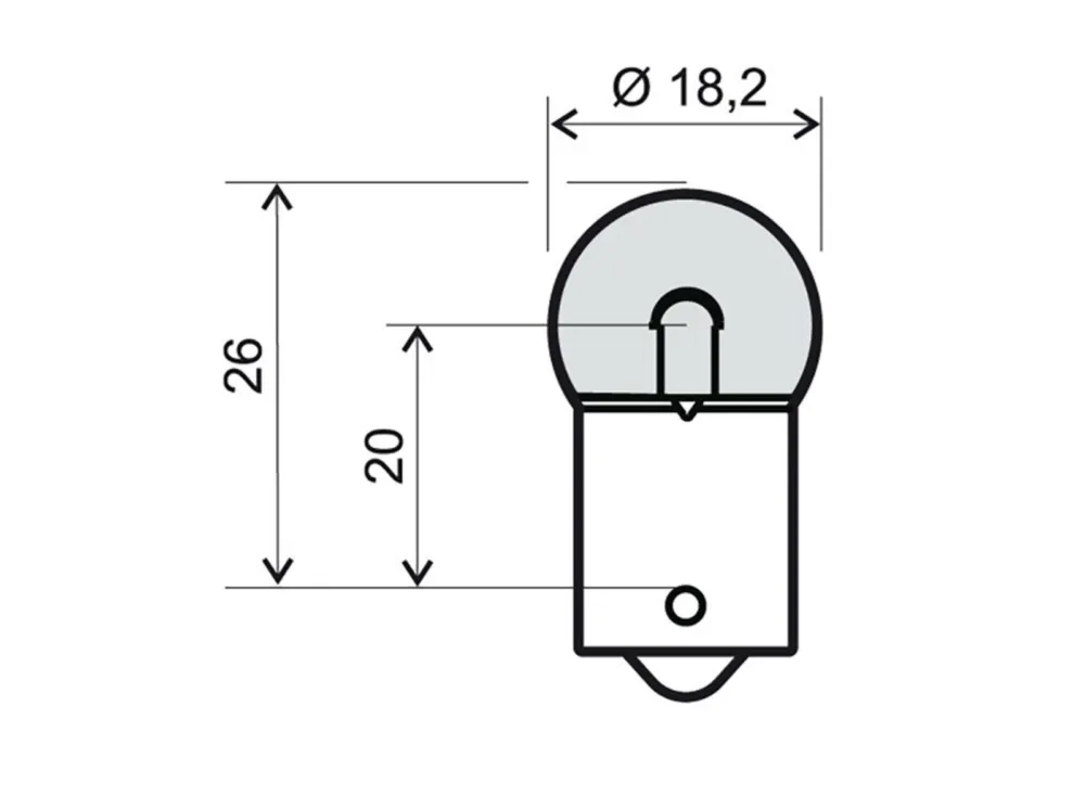 Přední světlo RMS 246510221 BA15S 12V 5W Must-Have