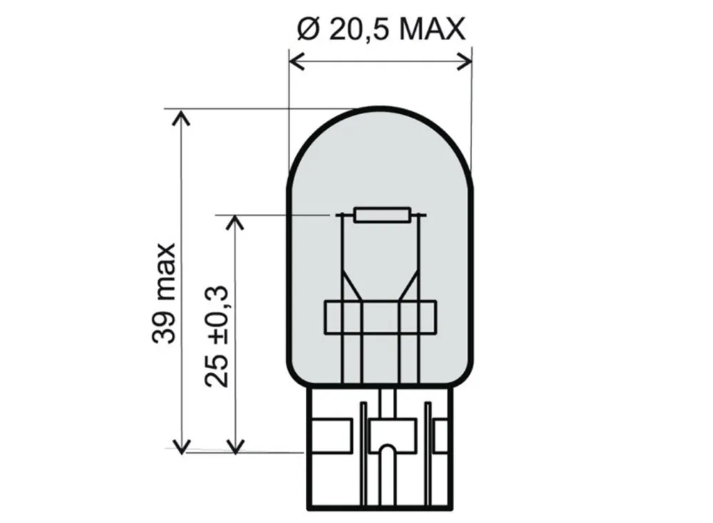 Přední světlo RMS 246510441 T20 12V 21/5W Nakupujte Hned