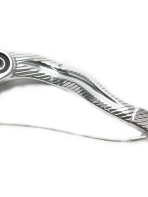 Brzdový pedál MOTION STUFF 83P-0841002 silver body, black steel fixed tip Pevný hrot z oceli Rychlé Dodání