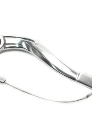 Brzdový pedál MOTION STUFF 83P-0921002 silver body, black steel fixed tip Pevný hrot z oceli Speciální Cena