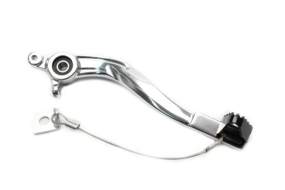 Brzdový pedál MOTION STUFF 83P-0921002 silver body, black steel fixed tip Pevný hrot z oceli Speciální Cena