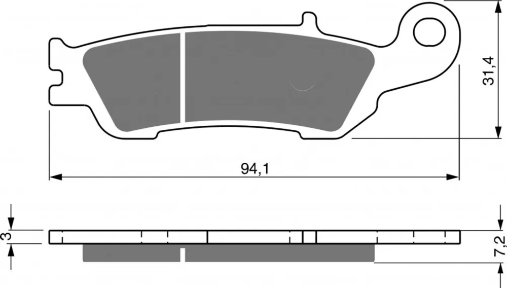 Brzdové destičky GOLDFREN 248 S33 OFF-ROAD FRONT Nejprodávanější