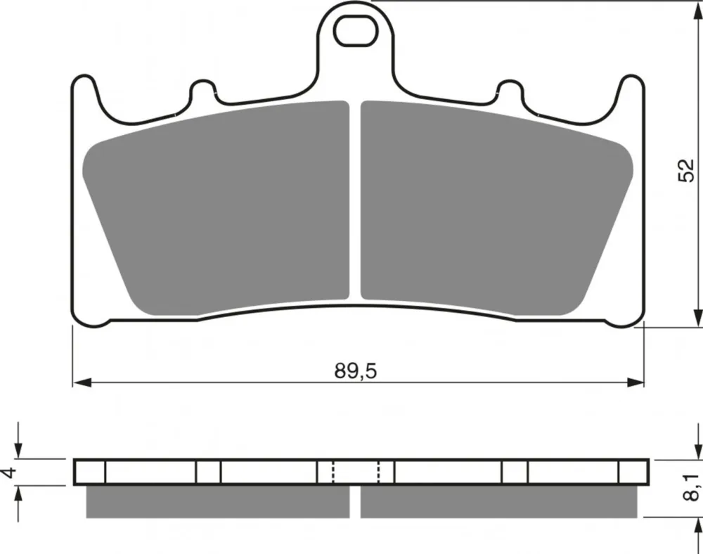 Brzdové destičky GOLDFREN 039 S33 STREET FRONT Koupit Online