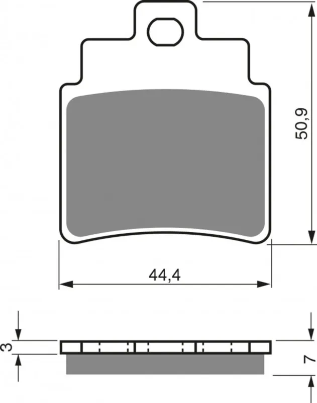 Koupit Online Brzdové destičky GOLDFREN 140 K5 (1 set = 4 pcs)