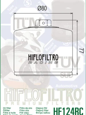 Nejlepší Volba Olejový filtr HIFLOFILTRO HF124RC Závodní
