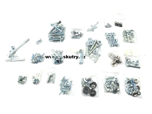 Sada šroubů 22 sáčků pro Simson Duo, KR, KR50, KR51, KR51/1, KR51/2, S50, S51, S70, SR4-1, SR4-2, SR4-3, SR4-4, SR50, SR80 Doprava Zdarma