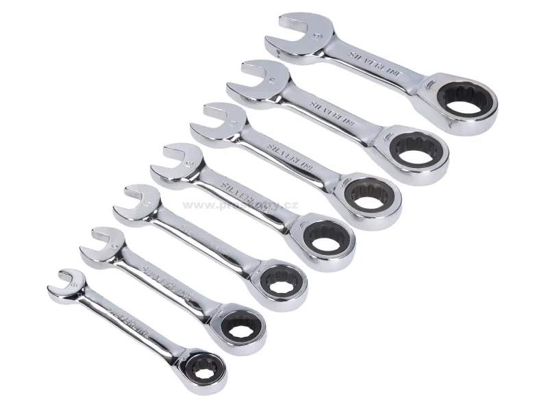 Sada ráčnových klíčů metrických 8-19 mm krátká Must-Have